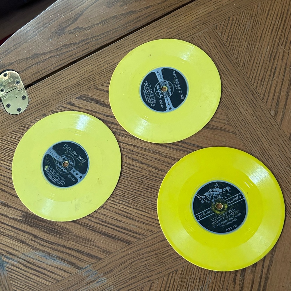 Vintage 50’s GOLDEN RECORDS LOT of 3